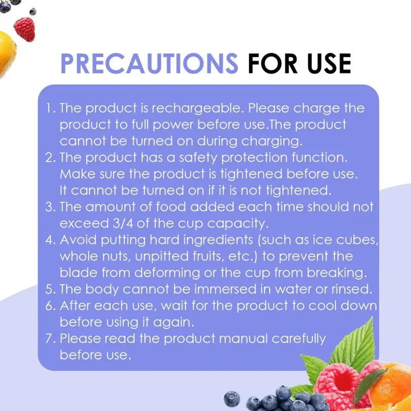 Portable USB Rechargeable Fruit Juicer, Portable Juicer Machines, LED Display Juice Blender Cup with Ice-Crushing Function, Suitable for Outdoor & On-The-Go Use, Portable Juice Extractor for Fruits, Portable Smoothie Blender