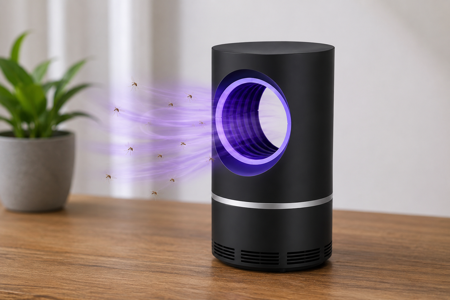 Elektrische Mückenlampe mit USB und LED-Licht – Fliegen- & Insektenfalle, Schädlingsbekämpfungsgerät