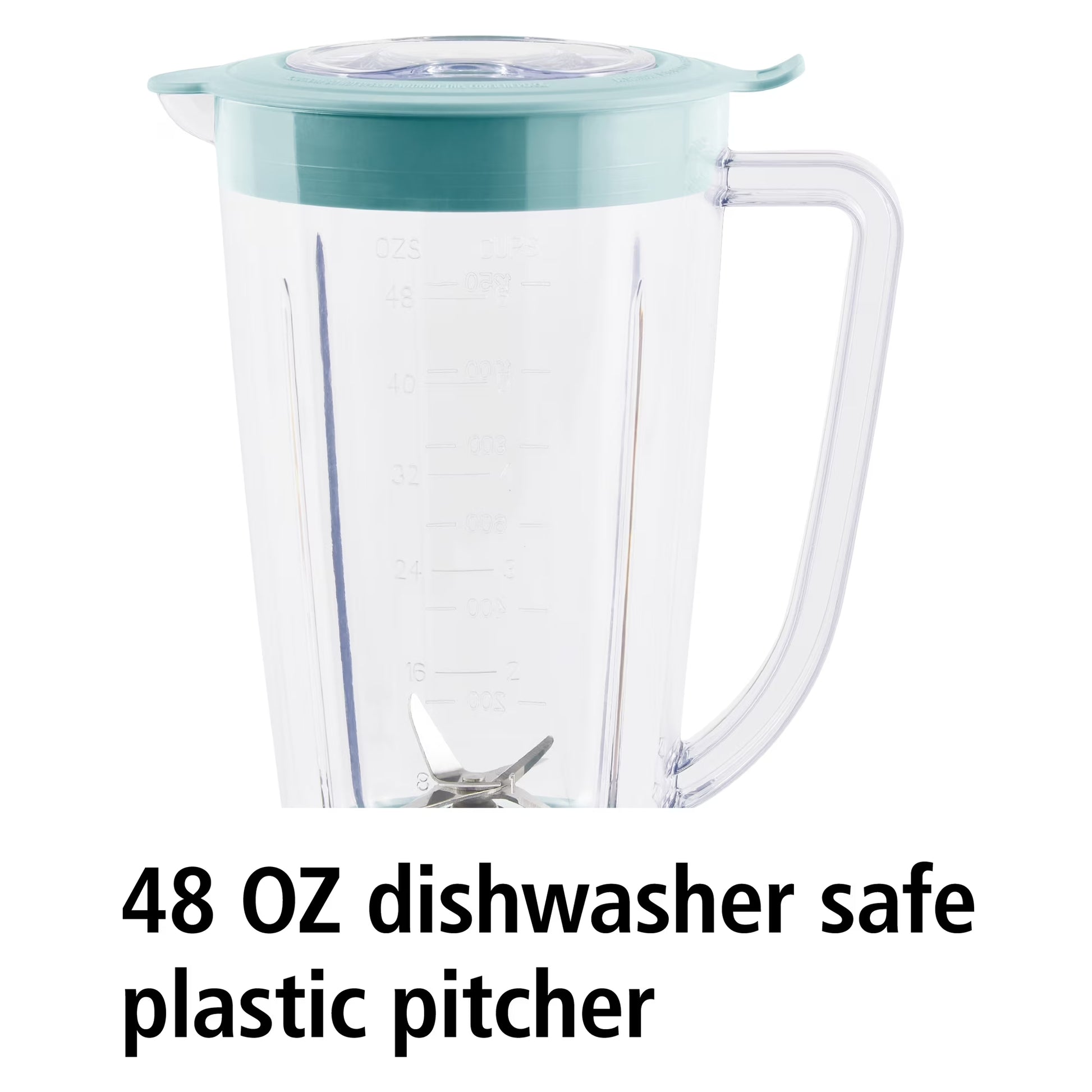 500 W 6-Speed Blender with 48 Oz/1.5 L Jar , Blue Cameo , New