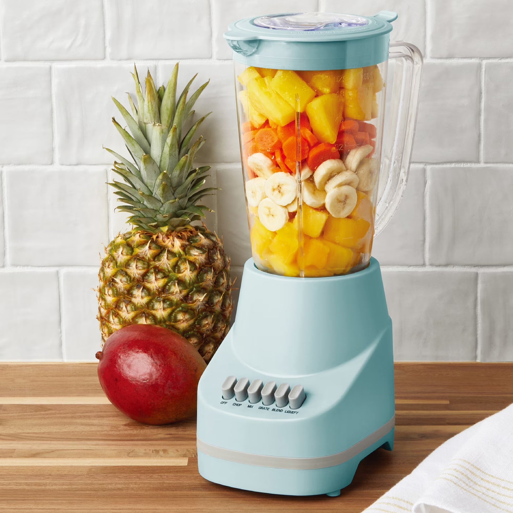 500 W 6-Speed Blender with 48 Oz/1.5 L Jar , Blue Cameo , New
